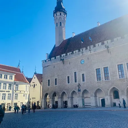 Cozy Oldtown Apartment Next Of Town Hall Square Tallinn Exterior photo